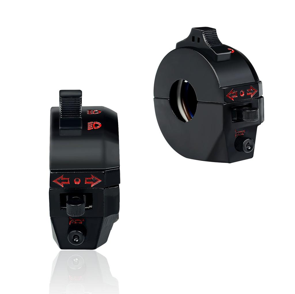 KAWELL Мотоциклетный переключатель Мотоциклетный переключатель указателя поворота Водонепроницаемый переключатель Велосипедный 0,9 дюйма (22 мм)