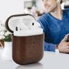 Беспроводной чехол для наушников из ПУ кожи, противоударный защитный чехол для наушников для AirPods 1/2 поколения