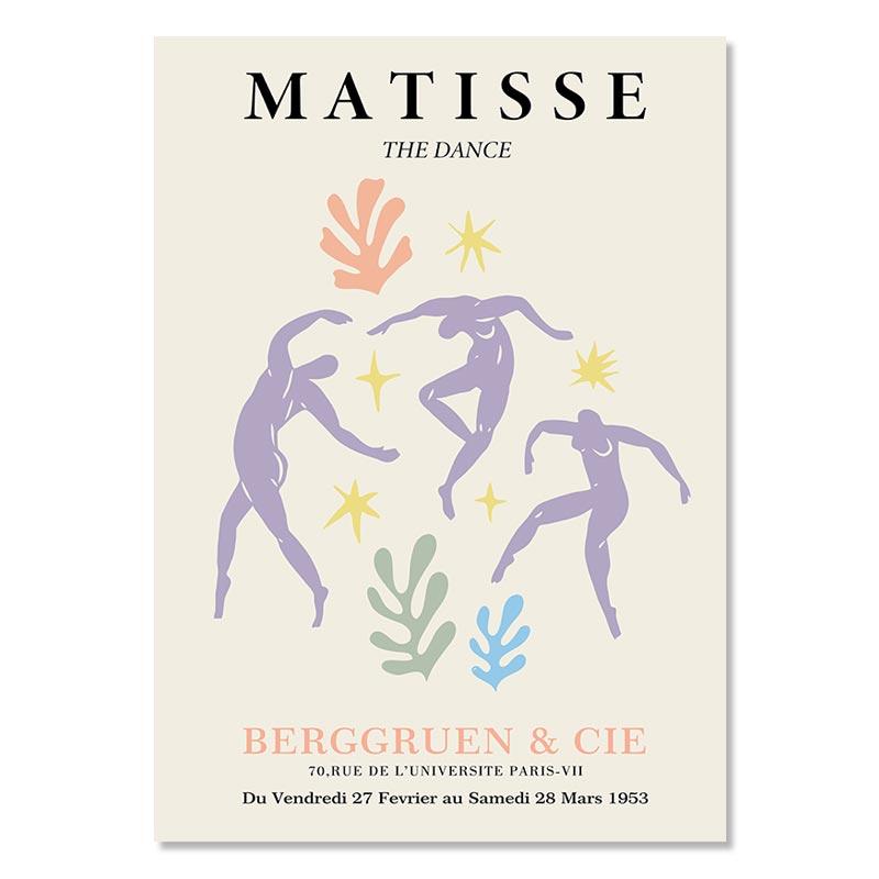 Abstract Flower Market Matisse Wall Art Canvas Posters Aesthetics Painting and Prints Danish Pastel Colors Pictures Home Decor