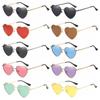 UV400 Protection Vintage Heart-Shaped Glasses Women Heart Sunglasses Eyewear Polarized Glasses