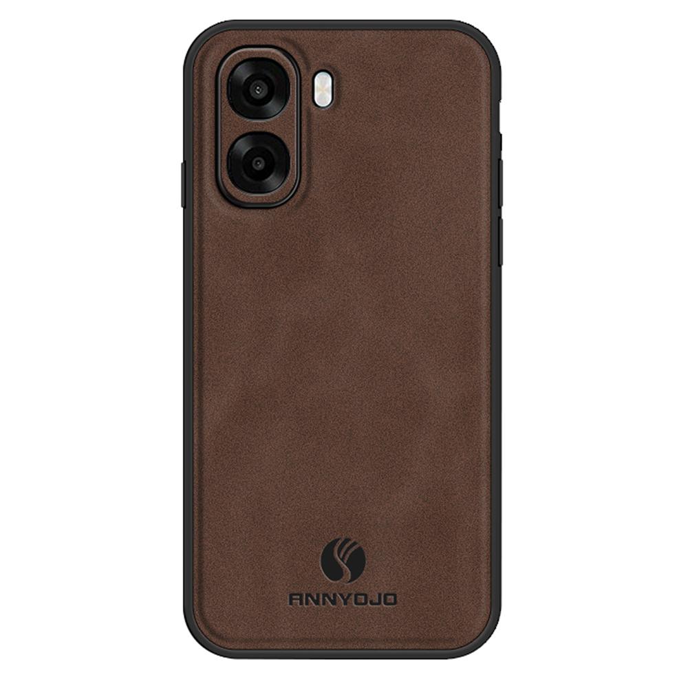 ANNYOJO Phone Case For Oppo A6x 5G / A6x 4G PU Leather + PC + TPU Anti Drop Phone Back Cover