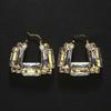 Personality temperament bag earrings fashion rhinestone diamond earrings accessories female gold