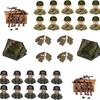 Кукольный набор Building Block Коллекция Военная серия Оружие Sandbag Building Block Детские игрушки