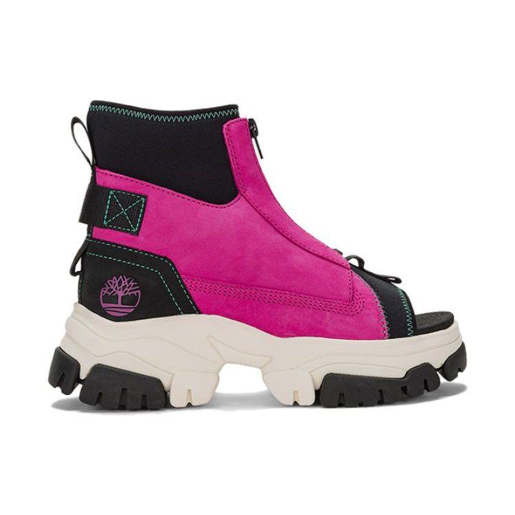 Timberland Босоножки-ботильоны Adley Way с открытым носком Женские Розовые Черные Белые A5W3G