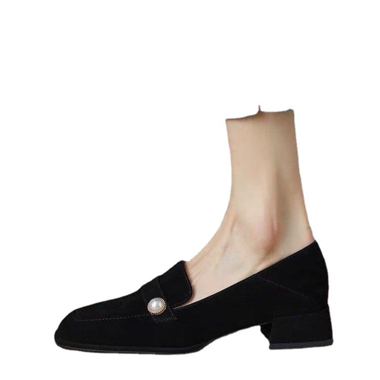 Повседневные мокасины женские на плоской подошве весна и осень мода роскошь дизайнер черный ленивый простой удобный неглубокий носок базовый стиль