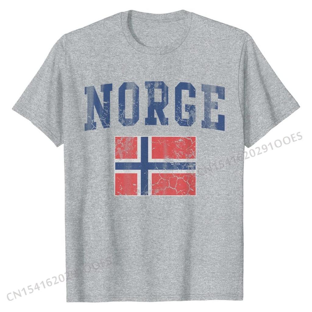 Norge Flag Norway Norwegian Home Love Family T-Shirt Funny Custom T Shirts Cotton Men Tops & Tees Custom