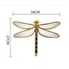 3D Relief Resin Dragonfly Wall Hanging Decor Vintage Butterfly Pendant Art Bedroom Living Room Bohemian Home Background Craft