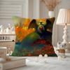 Paul Lehr Cushion Cover Anti-dustmite Pillowcase Invisible Zipper Silky Short Plush Sofa Cushion Cover