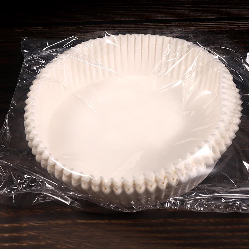 Круглые маслостойкие подложки для фритюрниц и духовок - противни из высокотемпературной бумаги для выпечки