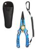 Aluminum Alloy Road Multifunctional Rust-proof Pliers Controlled Fishing Plier with Locking Buckle for Seawater Prevention