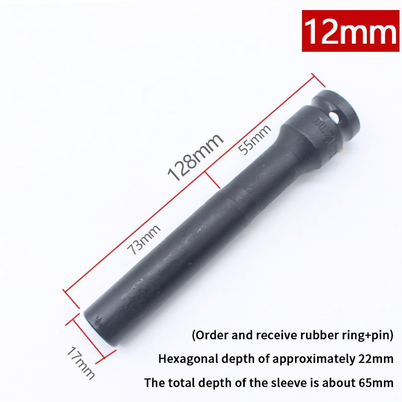 Торцевой гаечный ключ с приводом 1/2 дюйма, шестигранная торцевая головка 8-19 мм, инструменты для снятия шин, адаптер, гаечный ключ, переходник