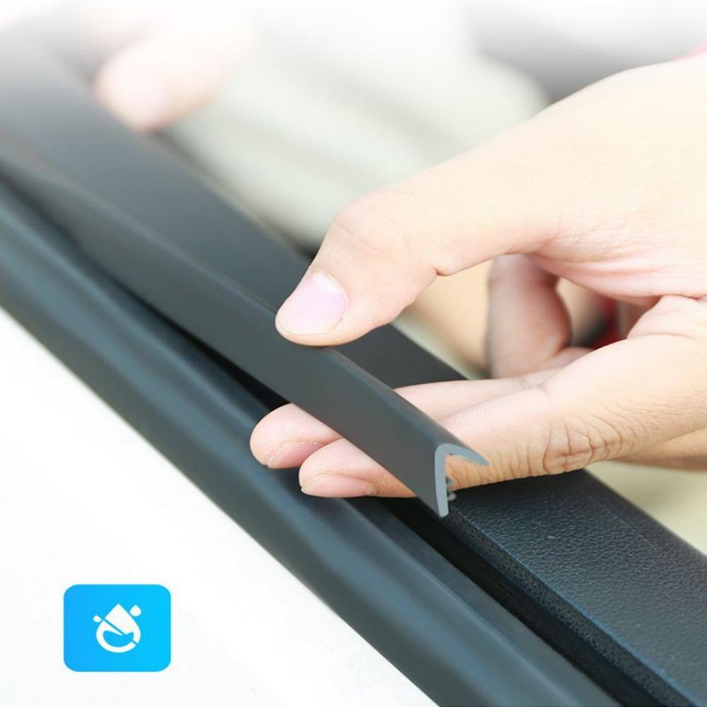 7-Shape Car Window Seal Strip Waterproof Car Side Window Gap Filler Sealing Strips  Door Trunk Car