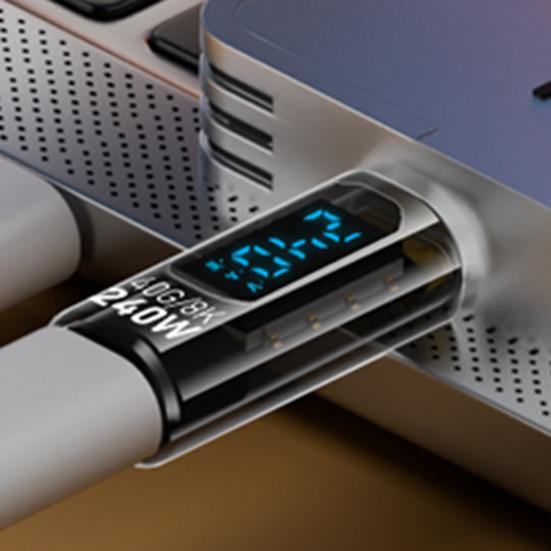 Адаптер для зарядки Type-C 240 Вт, передача данных 40 Гбит/с, разъем «мама-папа» PD 3.1