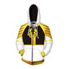 Мужская Женская Толстовка Косплей Костюм Power Rangers Худи Супергерой Косплей Хэллоуин Вечеринка Уличная Одежда Топы