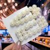 Новая корейская заколка для волос с жемчугом для женщин и девочек, заколка для волос с геометрическим рисунком, заколки с плетеным жемчугом, боковой зажим, головные уборы, модные аксессуары для волос