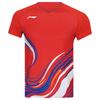 Li-Ning Унисекс Бадминтонная Соревновательная Футболка с Коротким Рукавом