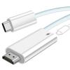 Кабель-переходник USB Type C HDMI Адаптер-переходник HDMI Type C USB C 100 Вт PD с портом питания Разрешение HD Преобразование ТВ-переключатель Док-станция HDMI Преобразование