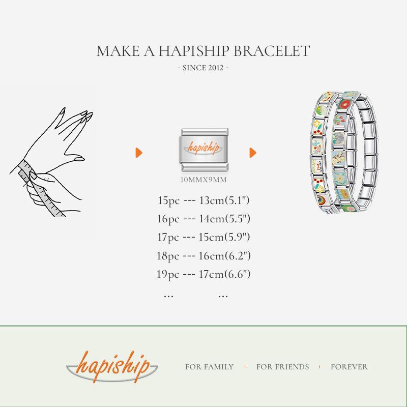 New Original Daisy Colour Love Butterfly Star Charm Italian Links Fit 9mm Bracelet Stainless Steel Jewelry Making DJ512