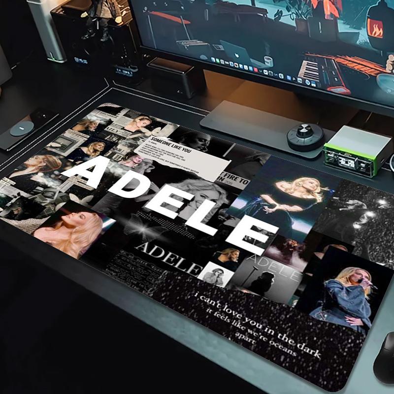 Adele Color Mouse Pad Large Gaming Table Cushion Non-slip Laptop Tablet Big Mousepad XXL Mat Mini PC Playmat With Lock edge