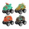 Игрушки-динозавры для мальчиков, 4 шт., грузовики, автомобили-динозавры, подарки на день рождения