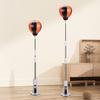 Punching Bag with Stand Height Adjustable Boxing Reaction Speed Training Ball Indoor Vertical Kids Adults Boxing Reaction Ball Home Gym Fitness