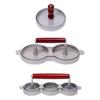Burger Press Patty Maker Aluminum Alloy Hamburger Fish Patty Press Mold for Meat Beef Veggie Burger Grill BBQ Kitchen Tool