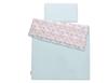 2-piece cotton baby bedding set - beige leaves