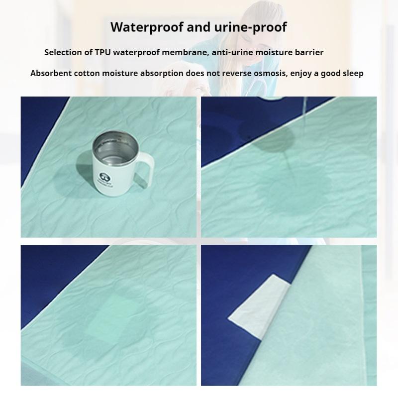 Adult Waterproof Breathable Washable Diaper Pad, Incontinence Bed Pad for Elderly, Bedwetting, and Caregiving