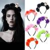 Exaggerated Halloween Hair Hoop Halloween Decor Gothic Flower Hairband Haunted House