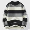 2024 Fall/Winter Men's Trendy Half Turtleneck Thick Knit Sweater