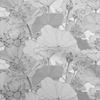 Cotton Flex Gray Fabric Asian Japanese Floral Quilting Supplies Print Sewing Fabric By The Yard 40 Inch