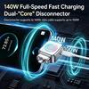140W Fast Charging Intelligent Power Outlet Stopper USB C Adapter  Phone Charging
