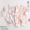 2025 New Pure Cotton Baby Jumpsuit for Spring, Autumn, and Winter - Newborn Toddler Inner Wear