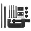 Heavy Duty Splitter Link Riveter Set Motorcycle Bike 13Pcs Cam Drive Chain Breaker Riveting Repair Tool Kit With Red Case