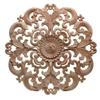 High Quality Onlay Applique Round Wooden Decor 15/20cm