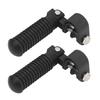 Pair of Motorcycle Foot Pegs Clamp Footrest Mount for 1in Engine Crash Bar Guard