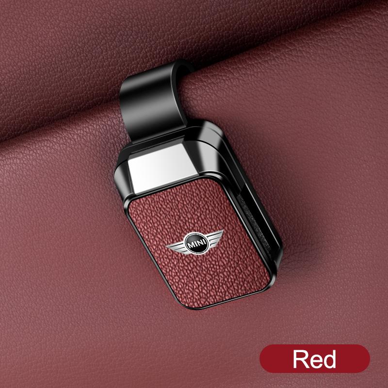 Горячий 2025 Кожаный Автомобильный Козырек Солнцезащитный Очки Кейс Для Очков Держатель Карты Ручки Для BMW Mini Cooper S JCW R55 R5 Clubman Coun