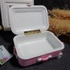 Creative Luggage Shaped Money Box Pink Silver Color Piggy Bank Suitcase Toy Gifts For Children