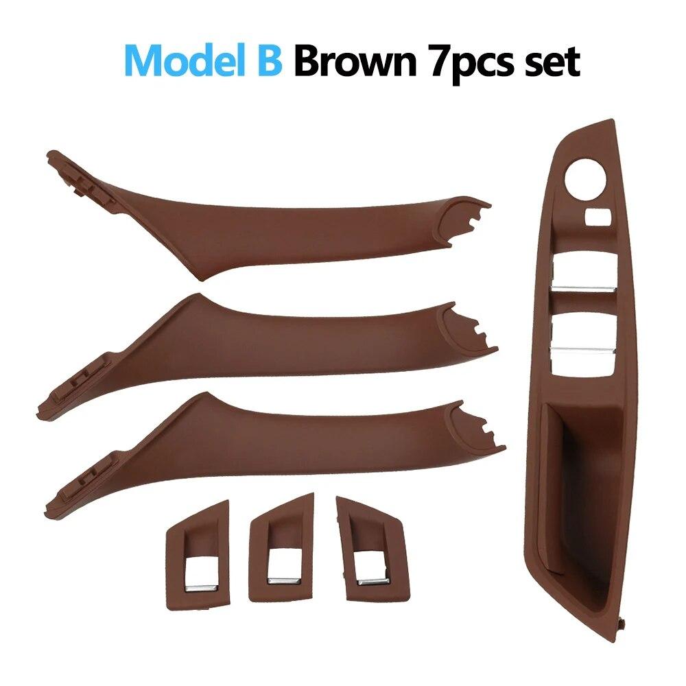 RHD Right Hand Driver Interior Door Window Switch Panel Pull Handle 7PCS Set For BMW F10 F11 F18 520 523 525 528 530