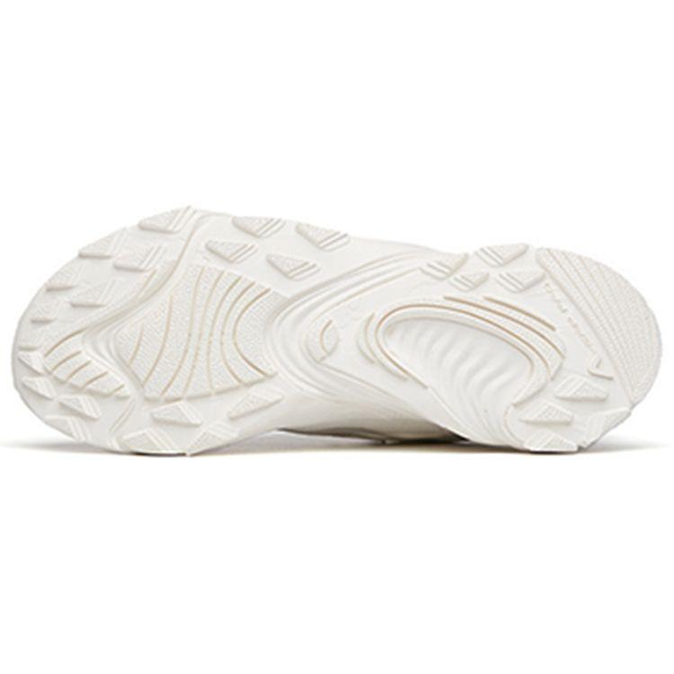 Anta Беговая серия амортизирующие износостойкие нескользящие низкие кроссовки женские кроссовки белые серые 122145525-2