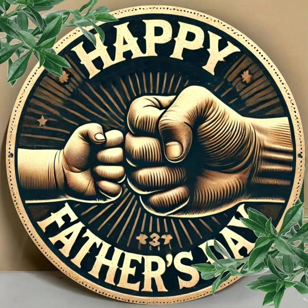 Vintage Metal Wall Art Rustic Decor Father's Day Gift