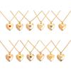 Elegant Heart Photo Locket Chain Necklace Multifuntional Metal Birthstone Jewelry Suitable for Decorating Outfits