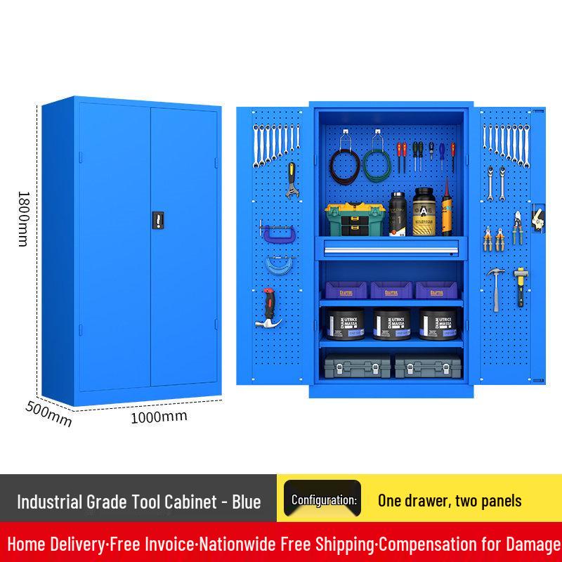 Heavy Duty Tool Cabinet with Thickened Drawers for Workshop and Auto Repair Storage.