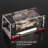 Ббураго 1:43 Porsche 963 №12 Hertz Team Металлическая модель гоночного автомобиля Diecast Гоночные транспортные средства Игрушка