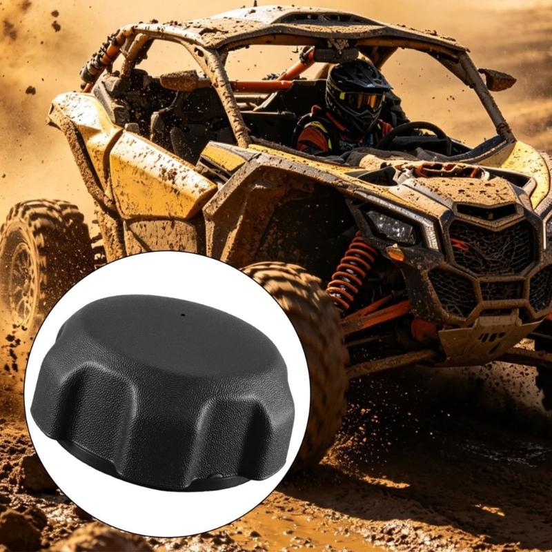 Запасная крышка топливного бака для UTV 709000868, Черная пластиковая завинчивающаяся крышка бака для выбранных моделей Utility и Sport 2018-2023, Одиночная упаковка, Запчасть для технического обслуживания