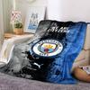 Manchester Crest Blankets Flannel Printed Breathable Warm Throw Blanket for Home Office Bedspreads 0708a4