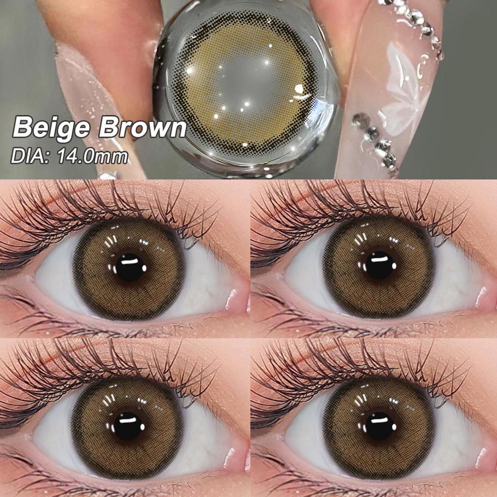 Magister Цветные линзы с диоптриями -1,00 ~-6,00 Линзы для близорукости Цветные контактные линзы с коррекционными линзами для глаз по рецепту для зрения