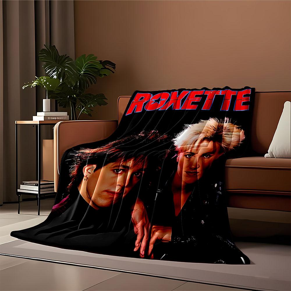 Roxette Duo Music Blanket for all seasons blanket lunch break throw gift