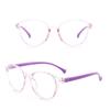 Online Classes Glasses Protection Round Eyeglasses Ultra Light Frame Kids Glasses Anti-blue Light