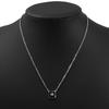 Boucheron Square Necklace 1P diamond K18 white gold/diamond Square 9.2g Women Used